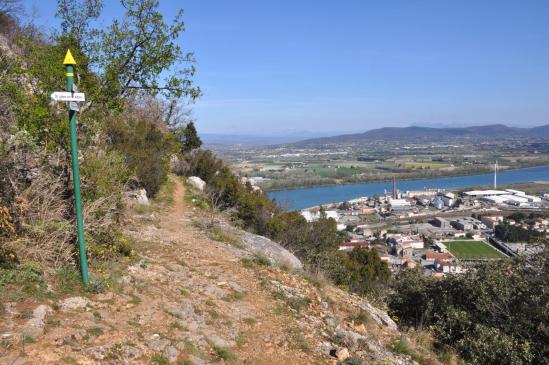 Descente sur Le Pouzin (Grange de Cru)