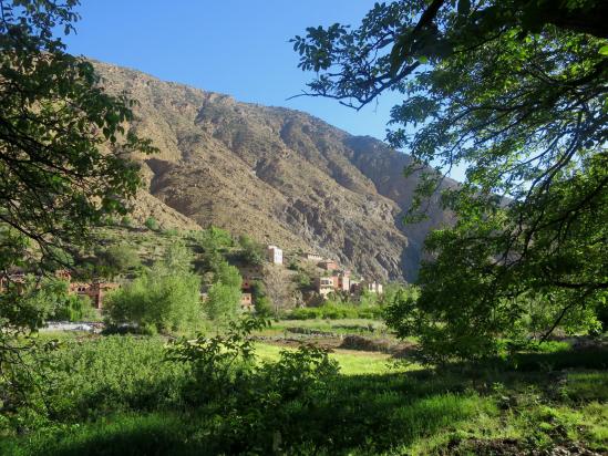 Sur le sentier de la cascade au départ d'Agadir n'Aït Boulmane