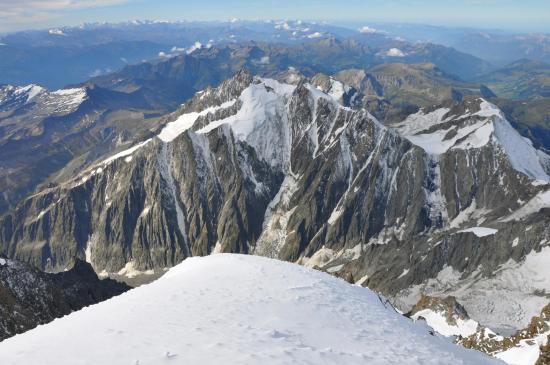 Au sommet du Mont-Blanc