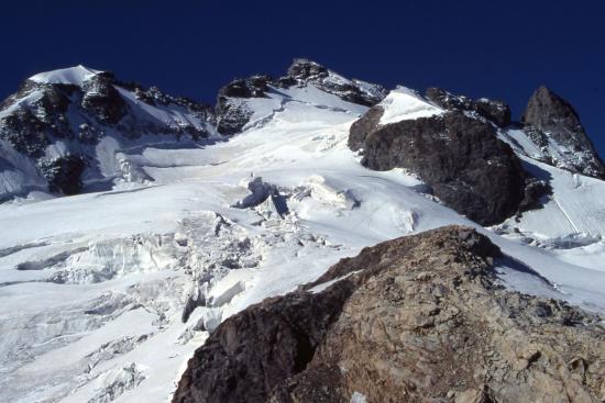 Les 3 Meije vues depuis le refuge de l'Aigle