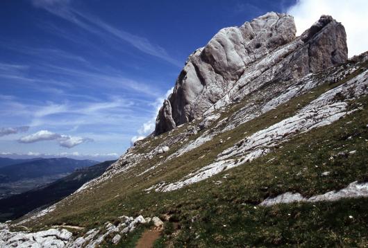 Les arêtes du Gerbier vues depuis le Pas de l'Oeuille