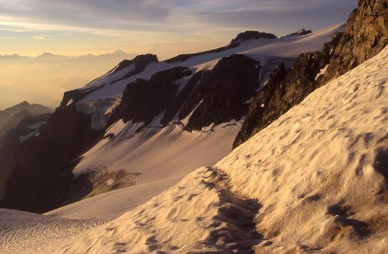 De bon matin au col du Monetier