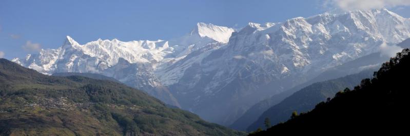 Annapurna et Lamjung depuis Tanting