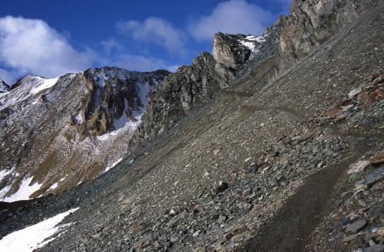 A l'approche du col Lauson