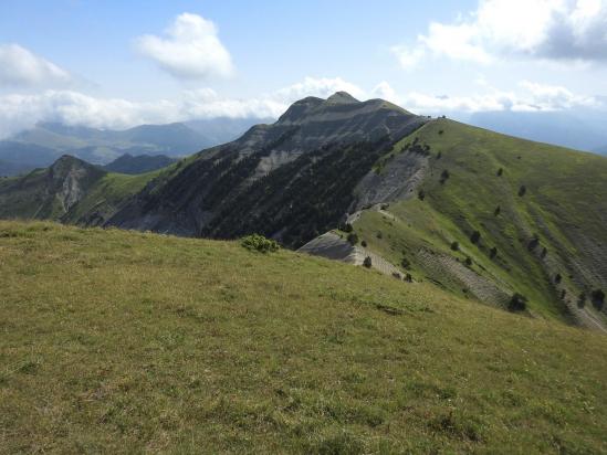 Au sommet de La Pare, vue sur La Toussière