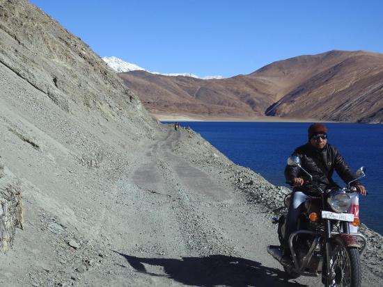 Départ du Pangong Tsho