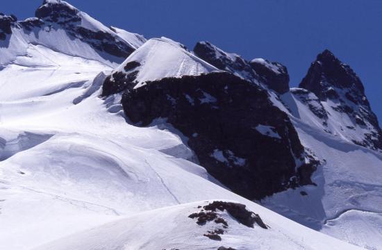 La Tête des Corridors vue depuis le refuge de l'Aigle