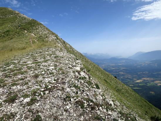 Sur le crête S du Mont Barral