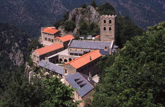 A l'approche de l'abbaye de Saint-Martin-du-Canigou