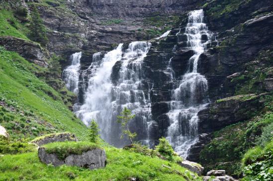 L'une des cascades du vallon de Sales