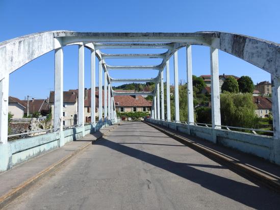Le pont monument historique de Port Lesney