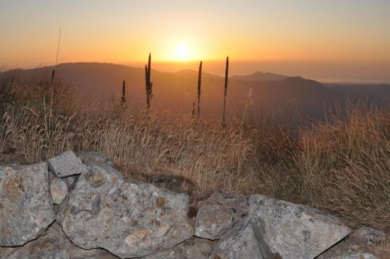 Lever de soleil du côté du Monte Cardo