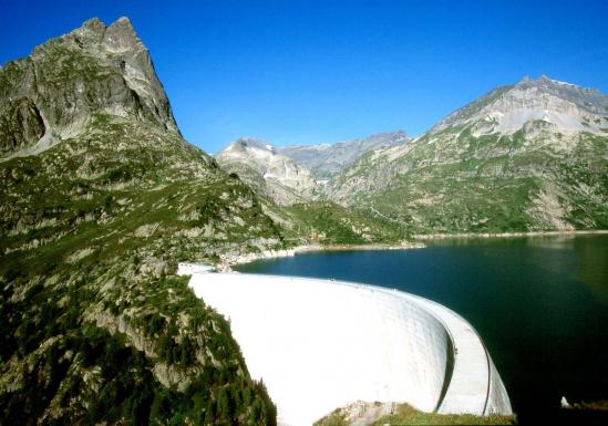 Le lac d'Emosson