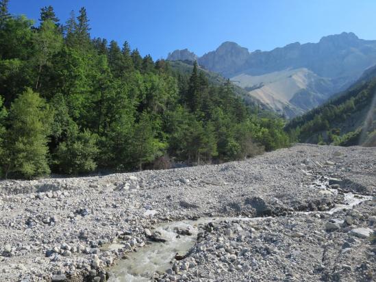 Traversée du torrent de Rabioux