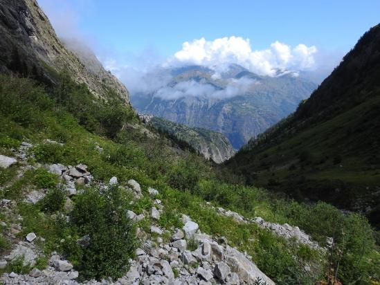 Remontée du vallon des Sources