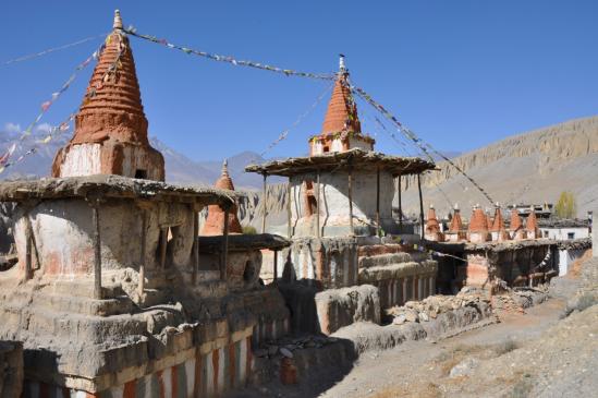 Les chortens de Tangye