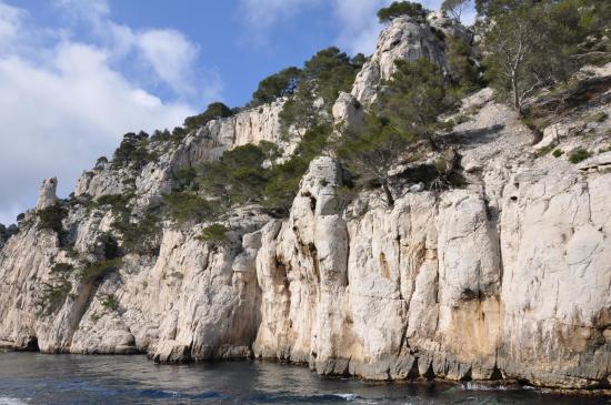 La calanque d'En Vau (vue de la mer)