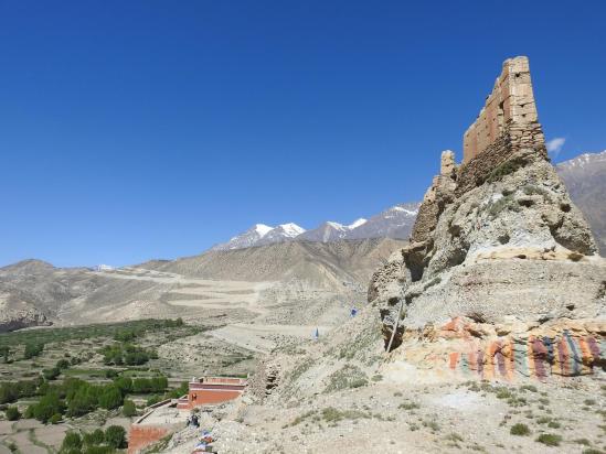 Au départ du fort de Ghilling