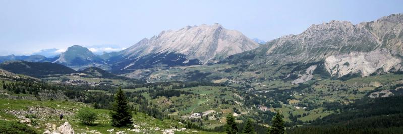 Panorama sur le Dévoluy à l'approche de Bois Rond