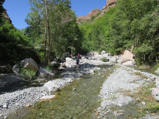 La remontée de la vallée du Zat, ça ne faisait pas partie du trek de 2008...