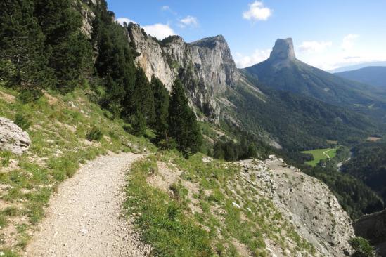 A l'arrivée au Pas de l'Aiguille