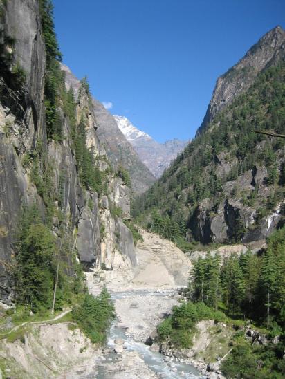 Dans les gorges de la Naar Phu khola