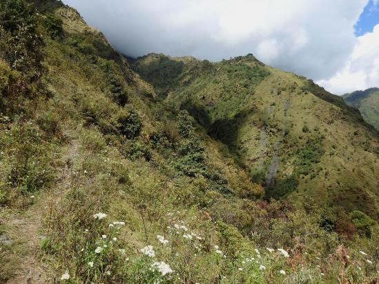 Dans la rude montée vers Khame kharka