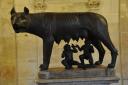 Dans l'un des musées du Capitole, la statue de la louve