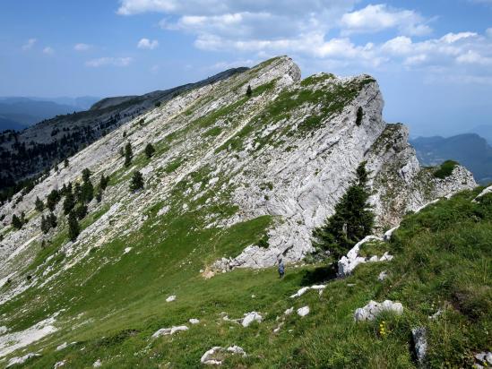 Les arêtes du Ranc Traversier entre Malaval et le Pas de Serre-Brion