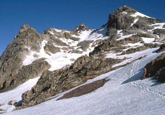 Lors de la montée au sommet du Grand Galibier