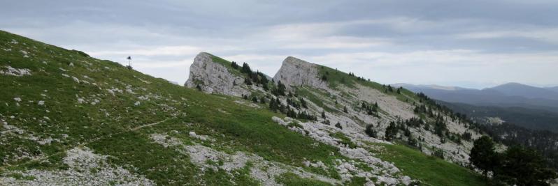 Sous les Rochers de la Peyrouse à l'approche du Pas Ernadant