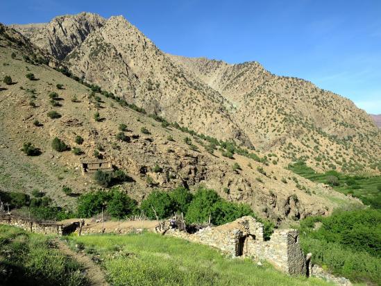 Descente de la vallée de l'assif Anssa