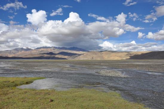 Le lac du Tsomoriri depuis Narchu sumdo