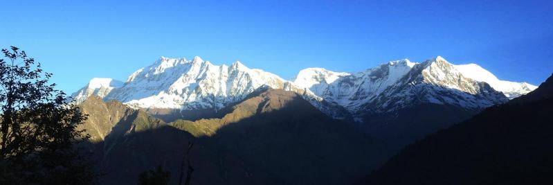 Le somptueux lever de soleil depuis Taple kharka