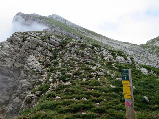 Au col des Deux-Soeurs, la face N d'Agathe