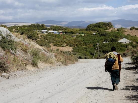 A l'approche du campement de Sankaber