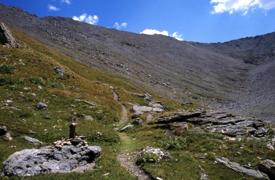 A l'approche du col de Bramanette