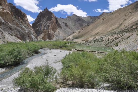 Dans la vallée de la Chang Togpo entre Dad et Sorra