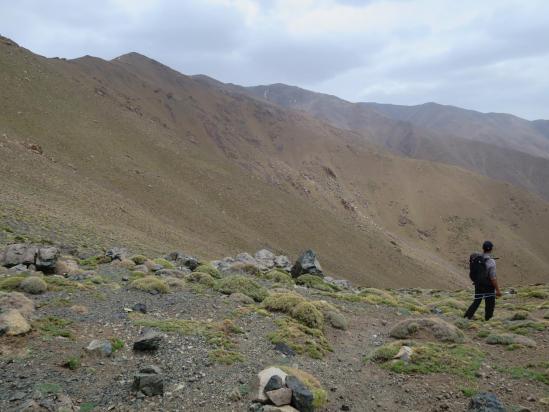 Descente du tizi n'Oumchichka
