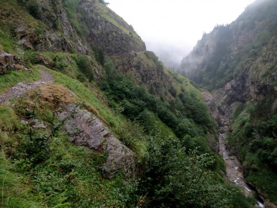 La gorde de Clarabide dans la montée vers le refuge de Soula