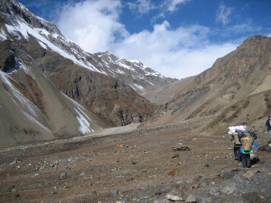 A l'approche de Kang La Phedi