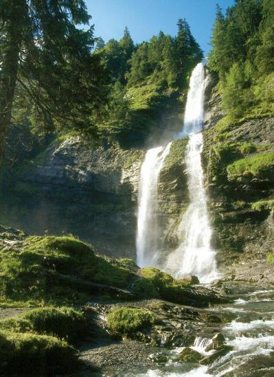 La cascade du Rouget (Sixt-Salvagny)