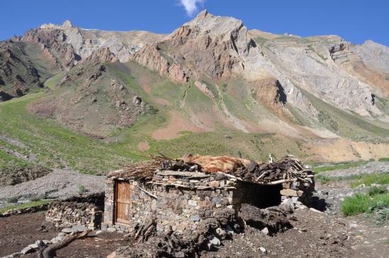 En descendant la vallée de la Borong Togpo