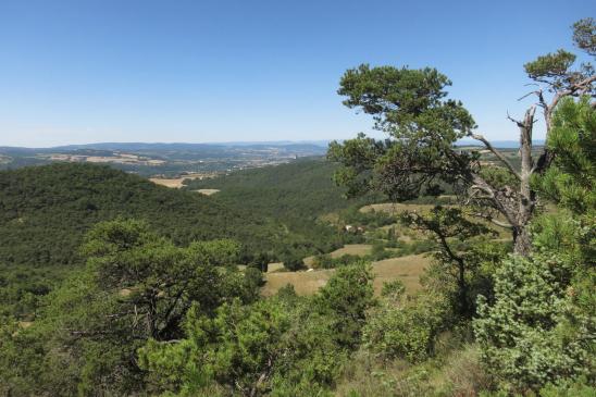 Panorama SW depuis le Serre des Aigles