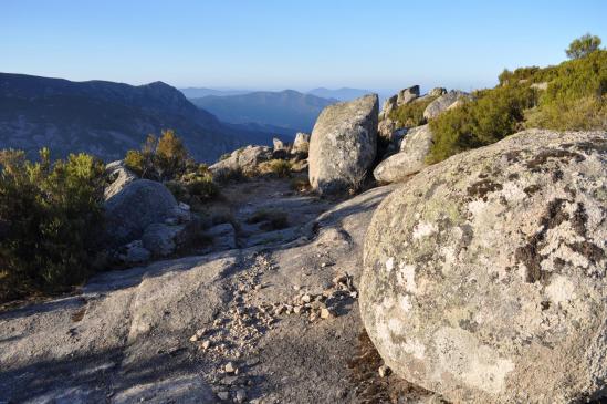 Sur les crêtes entre Marignana et Piana