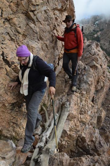 Corine et JeanMarc dans le passage de l'ifilo