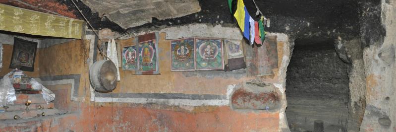 Le gonpa troglodyte de Chudzong gonpa