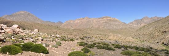 La haute vallée du Nfis (plateau du Tichka - Haut-Atlas occidental)