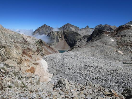 Au départ du col des Gourgs Blancs