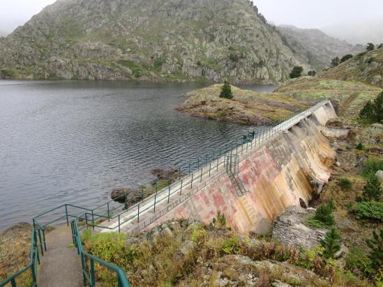 Le barrage de l'Estany Romedo de Baix